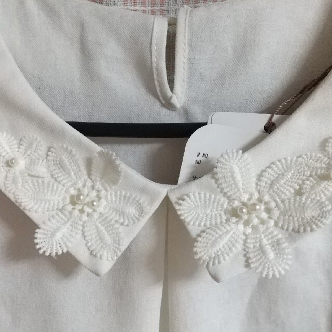 Couture Brooch(クチュールブローチ)の襟付きブラウス レディースのトップス(シャツ/ブラウス(半袖/袖なし))の商品写真