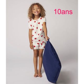 プチバトー(PETIT BATEAU)のプチバトー　新品タグ付き　半袖　パジャマ　10ans/140cm(パジャマ)