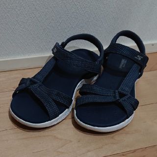 スケッチャーズ(SKECHERS)のSKECHERS サンダル 24㌢ ネイビー(サンダル)