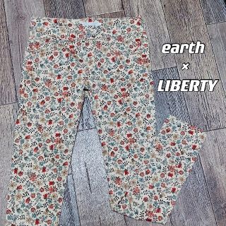 アースミュージックアンドエコロジー(earth music & ecology)のEARTH×LIBERTY　スキニーパンツ(スキニーパンツ)