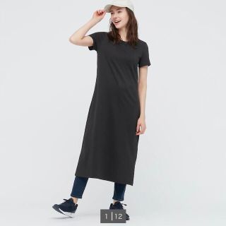 ユニクロ(UNIQLO)のユニクロ　エアリズムコットンロングブラワンピース　(ロングワンピース/マキシワンピース)