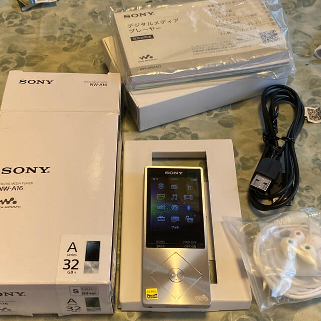 WALKMAN - SONY ウォークマン NW-A16 32GB シルバー ハイレゾ対応 の