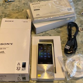 ウォークマン(WALKMAN)のSONY ウォークマン NW-A16 32GB シルバー ハイレゾ対応 (ポータブルプレーヤー)