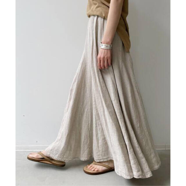 L'Appartement 【メゾンドバカンス】LINEN SKIRT