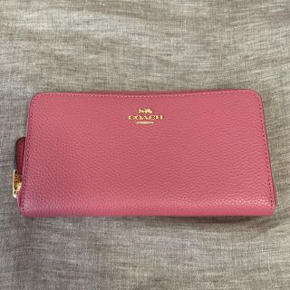 コーチ(COACH)のKORO様専用　コーチ　COACH 長財布　ピンク　定価250ドル(財布)