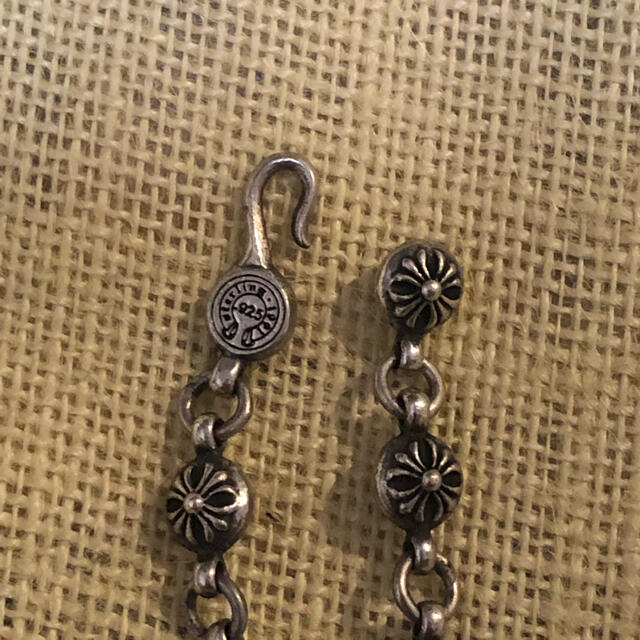 Chrome Hearts(クロムハーツ)の最安値　クロムハーツ　スモールクロス　クロスボールネックレス　アフターダイヤ メンズのアクセサリー(ネックレス)の商品写真