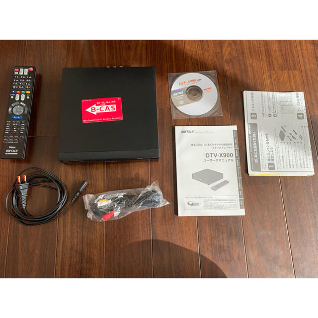 Buffalo(バッファロー)のBUFFALO メディアプレイヤー DTV-X900 スマホ/家電/カメラのテレビ/映像機器(その他)の商品写真