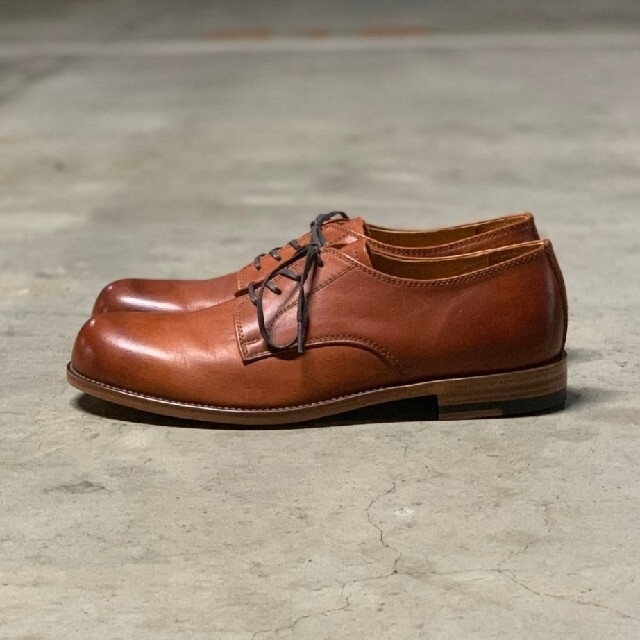 【PADRONE】STUDIOUS限定 DERBY PLAIN TOE SHOE