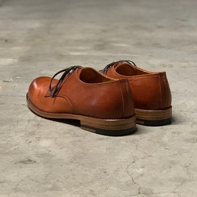 【PADRONE】STUDIOUS限定 DERBY PLAIN TOE SHOE