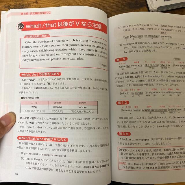 旺文社(オウブンシャ)の入門　英文解釈の技術70 エンタメ/ホビーの本(語学/参考書)の商品写真