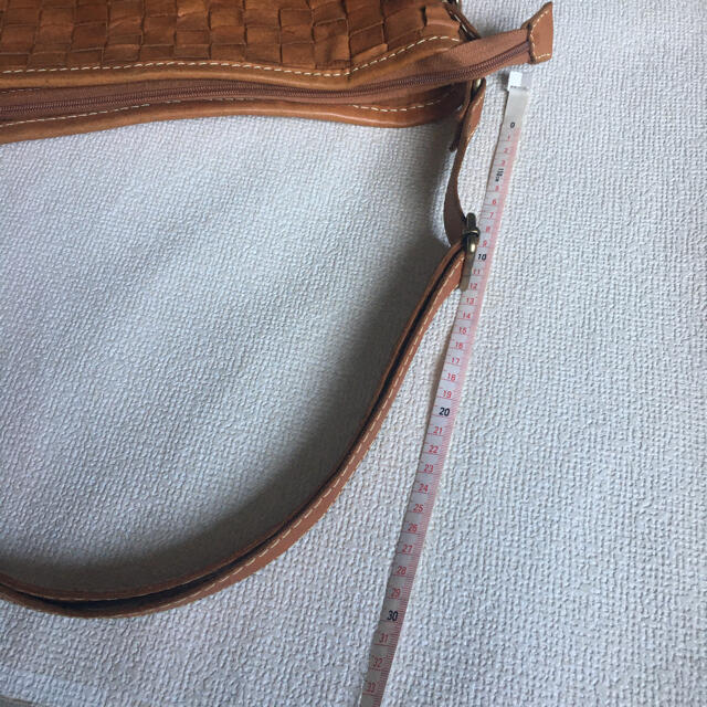 ところござ】 Made In INDNESIA 手編み 本革 ショルダーバッグバッグの