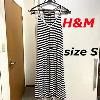 エイチアンドエム(H&M)のH&M  ボーダー　ワンピース(ロングワンピース/マキシワンピース)