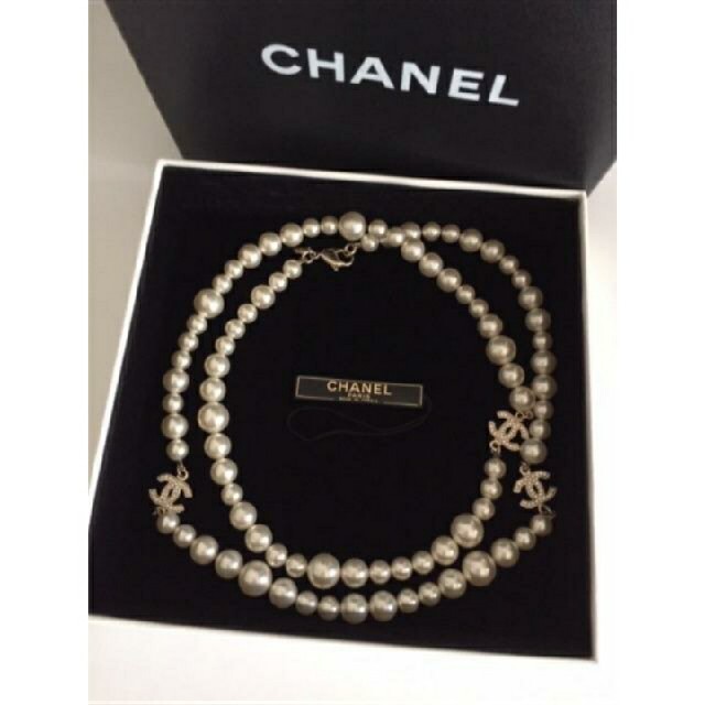 CHANEL シャネル ロング パール ネックレス ココマーク 美品 | www