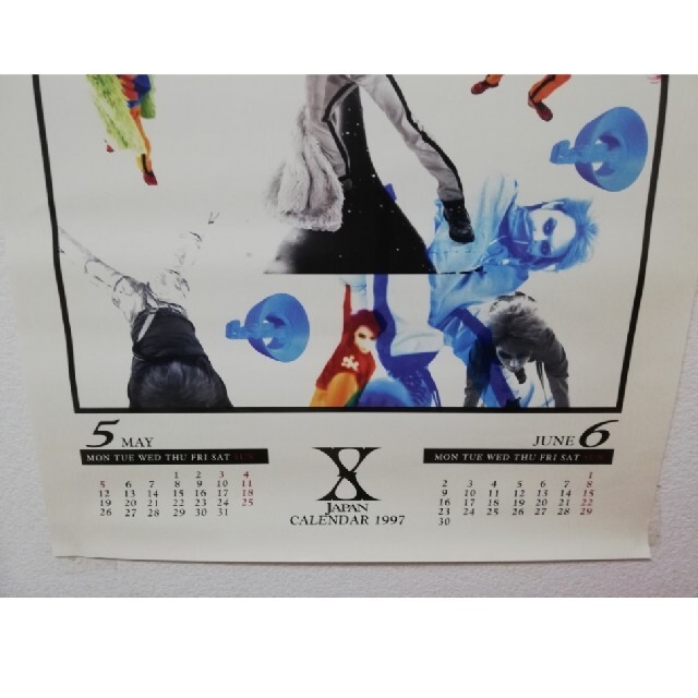 ☆ポスター61☆ HIDE X JAPAN 1997年5.6月 カレンダーの通販 by