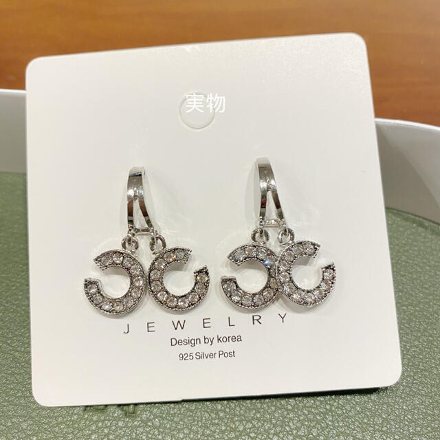 シルバーピアス　レディース 気質　S#25 レディースのアクセサリー(ピアス)の商品写真