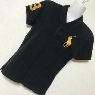 ポロラルフローレン(POLO RALPH LAUREN)のラルフローレン SKINNY ビッグロゴ ロゴ刺繍 ビッグポニー ポロシャツ　S(ポロシャツ)