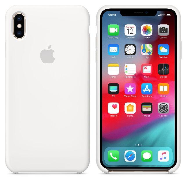 Apple(アップル)の新品未開封 Apple純正iPhone XS Maxシリコンケース ホワイト スマホ/家電/カメラのスマホアクセサリー(iPhoneケース)の商品写真