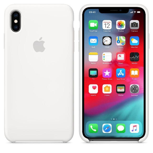 Apple(アップル)の新品未開封 Apple純正iPhone XS Maxシリコンケース ホワイト スマホ/家電/カメラのスマホアクセサリー(iPhoneケース)の商品写真