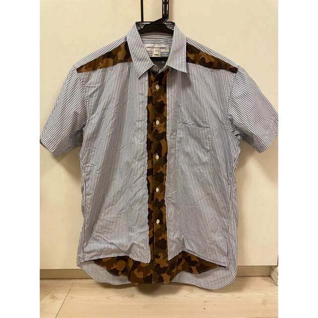 COMME des GARÇONS Shirt カモフラ　シャツ　ドッキング