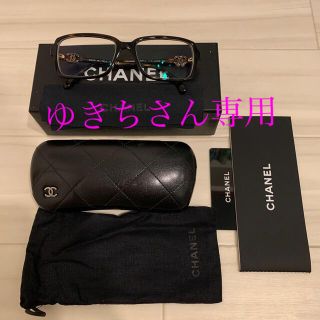 シャネル(CHANEL)の正規品CHANEL ココマークべっこう眼鏡フレーム(サングラス/メガネ)