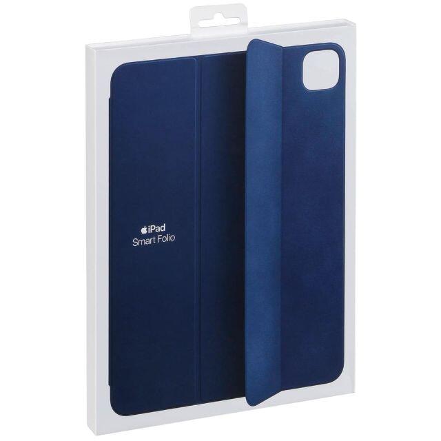 Apple(アップル)の新品 Apple純正 iPad Pro12.9 Smart Folio ネイビー スマホ/家電/カメラのスマホアクセサリー(iPadケース)の商品写真