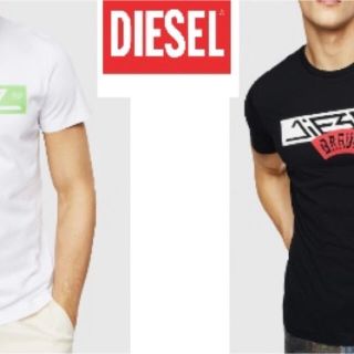 ディーゼル(DIESEL)の新品★ ディーゼル DIESEL クルーネック Tシャツ　ブラック(Tシャツ/カットソー(半袖/袖なし))