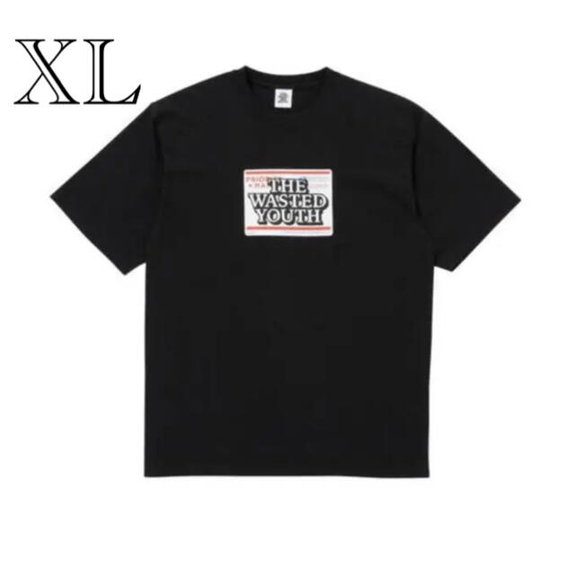 wasted youth black eye patch tシャツ　XL