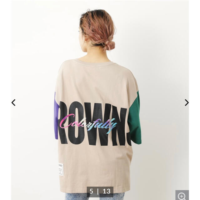 RODEO CROWNS(ロデオクラウンズ)の❤新品未使用AROUND LOGO BIGトップス❤ レディースのトップス(Tシャツ(半袖/袖なし))の商品写真