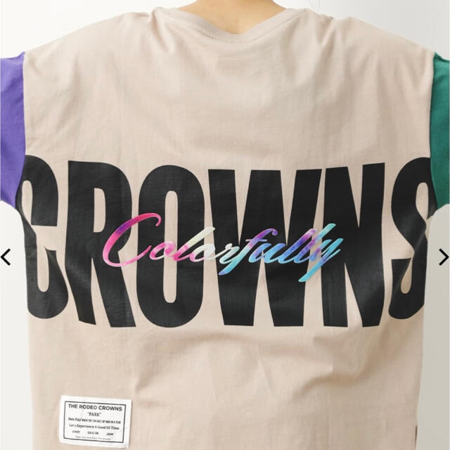 RODEO CROWNS(ロデオクラウンズ)の❤新品未使用AROUND LOGO BIGトップス❤ レディースのトップス(Tシャツ(半袖/袖なし))の商品写真