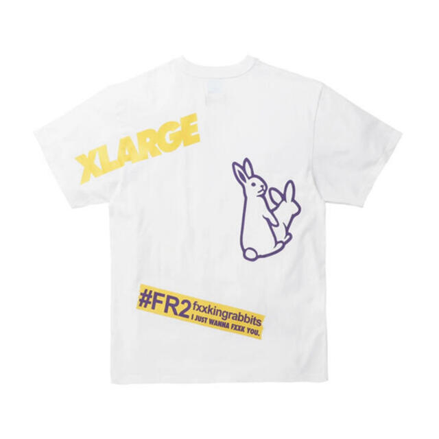 XLARGE(エクストララージ)の#FR2×XLARGE S/S TEE Random Logo Lサイズ メンズのトップス(Tシャツ/カットソー(半袖/袖なし))の商品写真