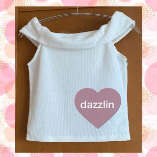 ダズリン(dazzlin)の新品♡dazzlin♡リボントップス♡伸縮性あり♡タグ付き(タンクトップ)