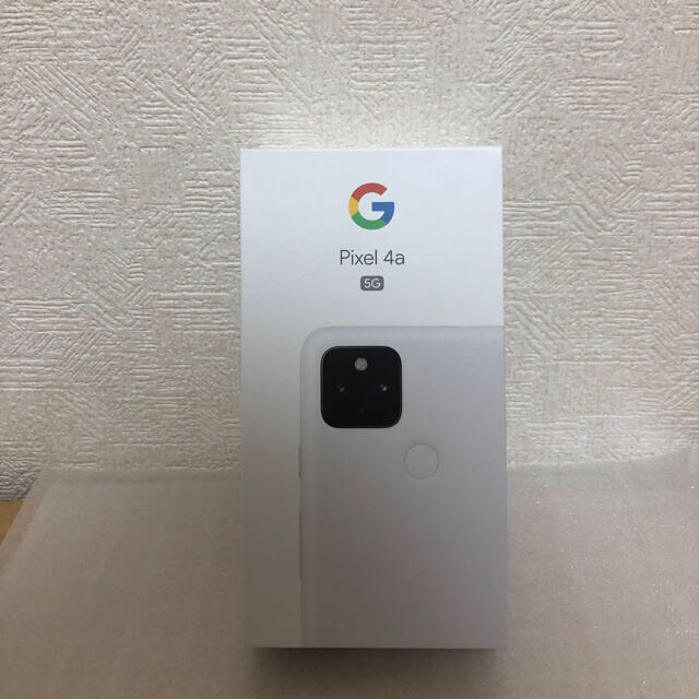 スマホ/家電/カメラGoogle Pixel 4a  5g  ホワイト　128 GB SIMフリー