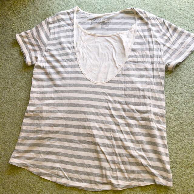 MUJI (無印良品)(ムジルシリョウヒン)の無印良品　授乳Tシャツ　M〜Lサイズ　2枚セット キッズ/ベビー/マタニティのマタニティ(マタニティトップス)の商品写真