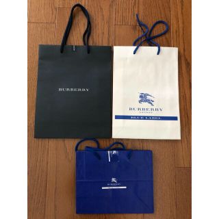 バーバリー(BURBERRY)のバーバリー　ショップ袋　3枚セット(ショップ袋)