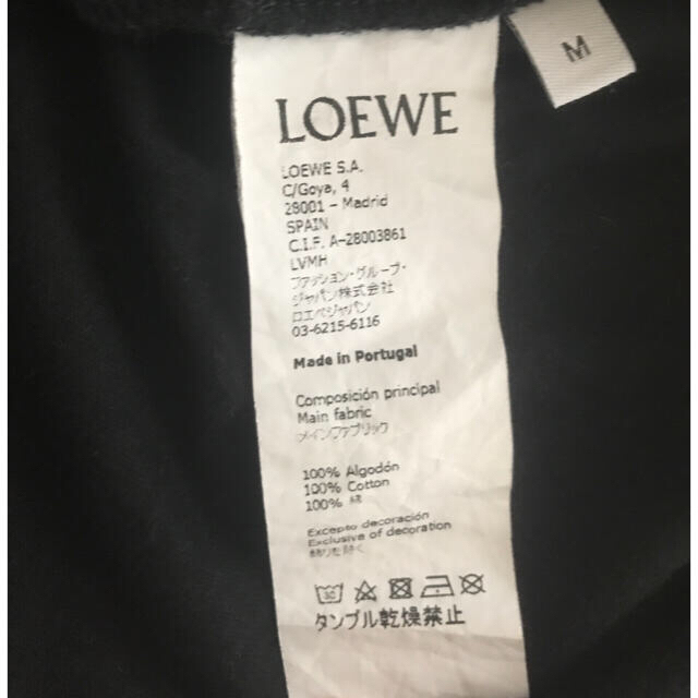 LOEWE(ロエベ)のロエベ LOEWE コットンTシャツ メデューサ　美品 レディースのトップス(Tシャツ(半袖/袖なし))の商品写真