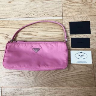 週末まで！PRADA☆カナパ☆ピンク☆極美品☆ショルダー付き！