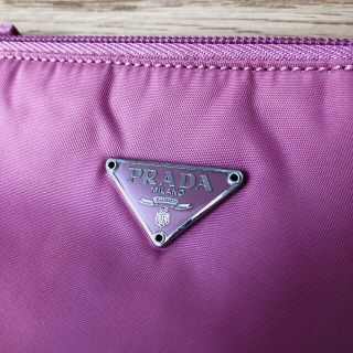 PRADA - PRADAプラダ ナイロン ハンドバッグ ポシェット ピンクの