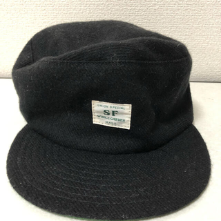 ササフラス(SASSAFRAS)のササフラス　キャップ　帽子　黒(キャップ)