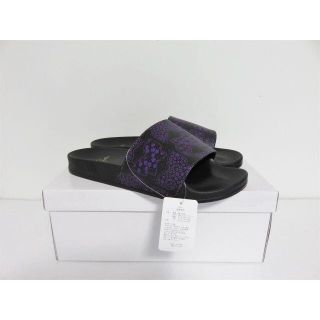 新品 Needles Shower Sandals 43 ブラック パープル