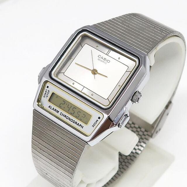 CASIO(カシオ)の稼動品 CASIO カシオ AQE-904 デジアナ アスクエ スクエア 腕時計 メンズの時計(腕時計(アナログ))の商品写真