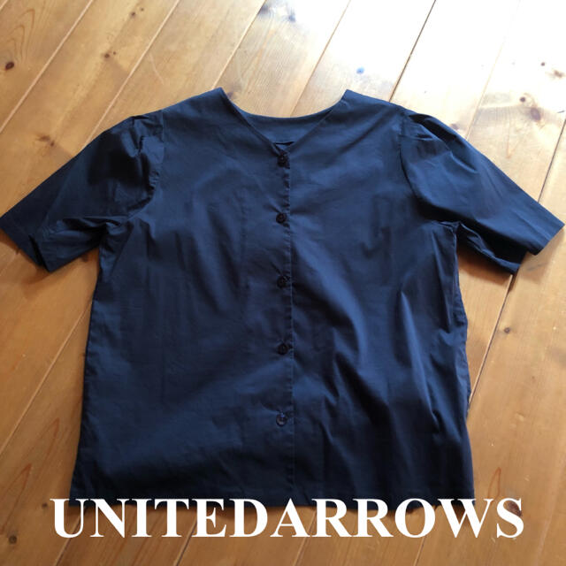 UNITED ARROWS(ユナイテッドアローズ)のUNITED ARROWS 2wayシャツ レディースのトップス(シャツ/ブラウス(半袖/袖なし))の商品写真
