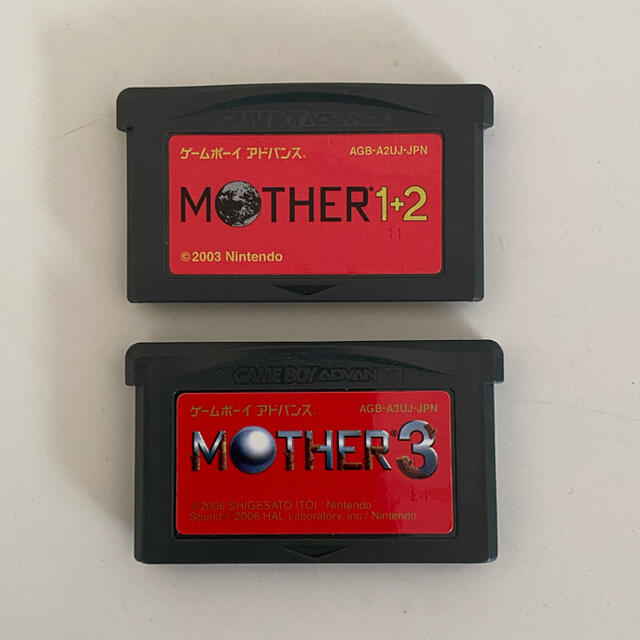 任天堂(ニンテンドウ)のGBA   MOTHER１＋２　MOTHER３ エンタメ/ホビーのゲームソフト/ゲーム機本体(携帯用ゲームソフト)の商品写真