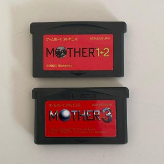 ニンテンドウ(任天堂)のGBA   MOTHER１＋２　MOTHER３(携帯用ゲームソフト)