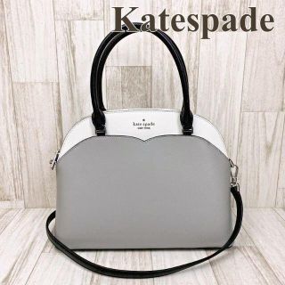 ケイトスペードニューヨーク(kate spade new york)のケイトスペード Katespade 2WAYショルダーバッグ グレー ホワイト(ショルダーバッグ)