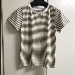 アングリッド(Ungrid)の新品 ボーダーハーフスリーブTee(Tシャツ(半袖/袖なし))