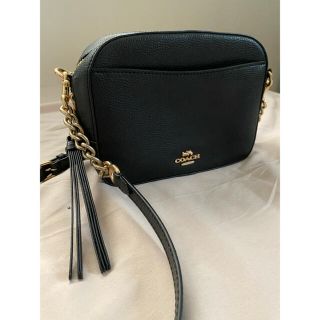 中古　coach コーチ　ショルダーバッグ　カメラバッグ　ブラック(ショルダーバッグ)