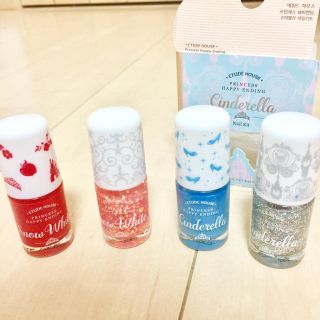 エチュードハウス(ETUDE HOUSE)の【美品】 エチュードハウス マニキュア 4色セット(マニキュア)