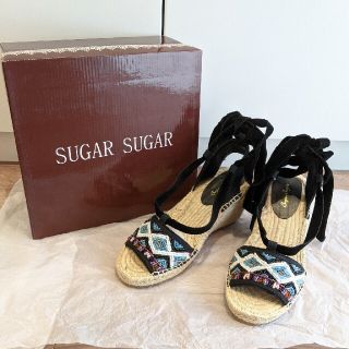 シュガーシュガー(Sugar Sugar)の新品 SUGAR SUGAR サンダル 未使用 ウェッジソール シュガーシュガー(サンダル)