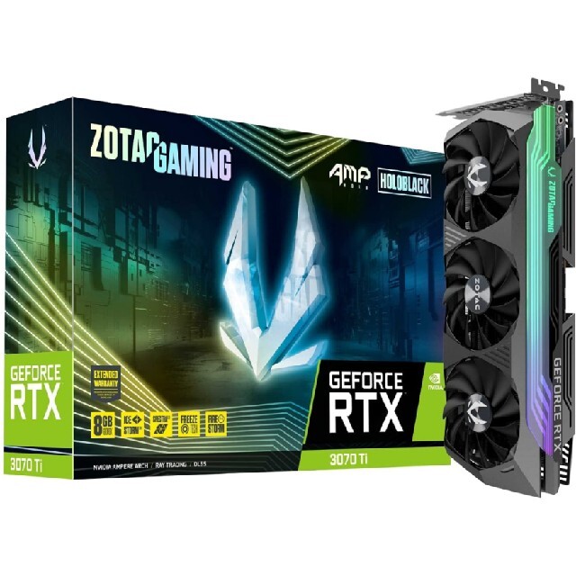 PCパーツZOTAC GAMING GeForce RTX 3070Ti AMP Holo