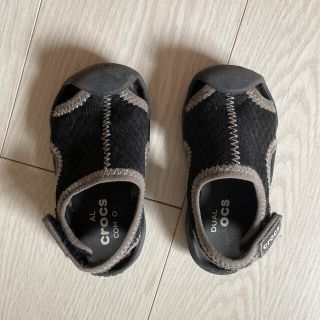 クロックス(crocs)のcrocs クロックス　サンダル　キッズ　水陸両用(サンダル)